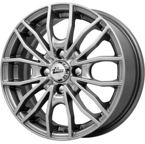wheelcatalog_0638b4f32edc055b71aafd0c1f25f5ad25ea30163b01f14593201819acdd840e Диск iFree Флайт 5.5x14 ET35 4x98 d58.5 Черный с полированной лицевой частью — изображение 1