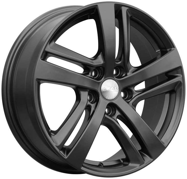 wheelcatalog_06a209a161a2b8b701820a9226eb2ce19fe80b23b3ffb72a91e1819124079fbb Диск СКАД Сеул 6.5x17 ET37 5x114.3 d66.6 Черный с полированной лицевой частью — изображение 1