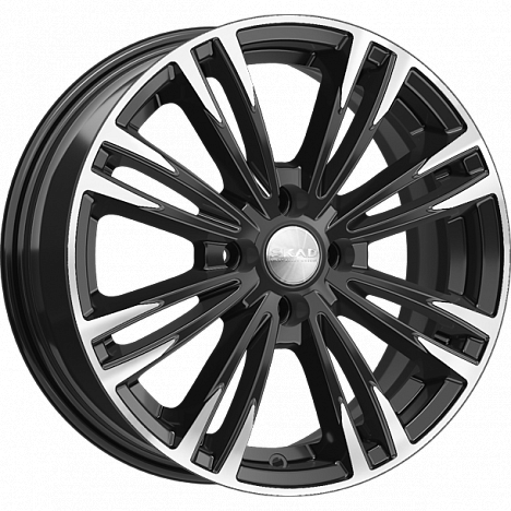 wheelcatalog_0bb3a7d8c2f36a02a3a2f55672ed6ba51608c4569e737a72b379a8e198f2f967-3 Диск СКАД Ламар 6.5x16 ET37 4x100 d60.1 Черный с полированной лицевой частью — изображение 1