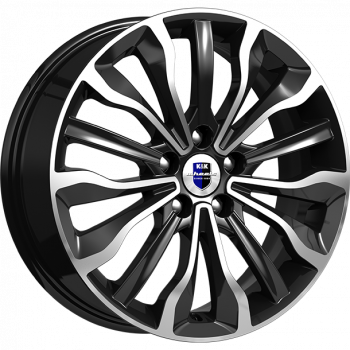 wheelcatalog_30cb9385b49640c527f0ee043177865cc772aaaa93ed1af3d44fa4defd493fdb-1 Диск КиК Атакама 6.5x17 ET40 5x114.3 d67.1 Черный с полированной лицевой частью — изображение 1