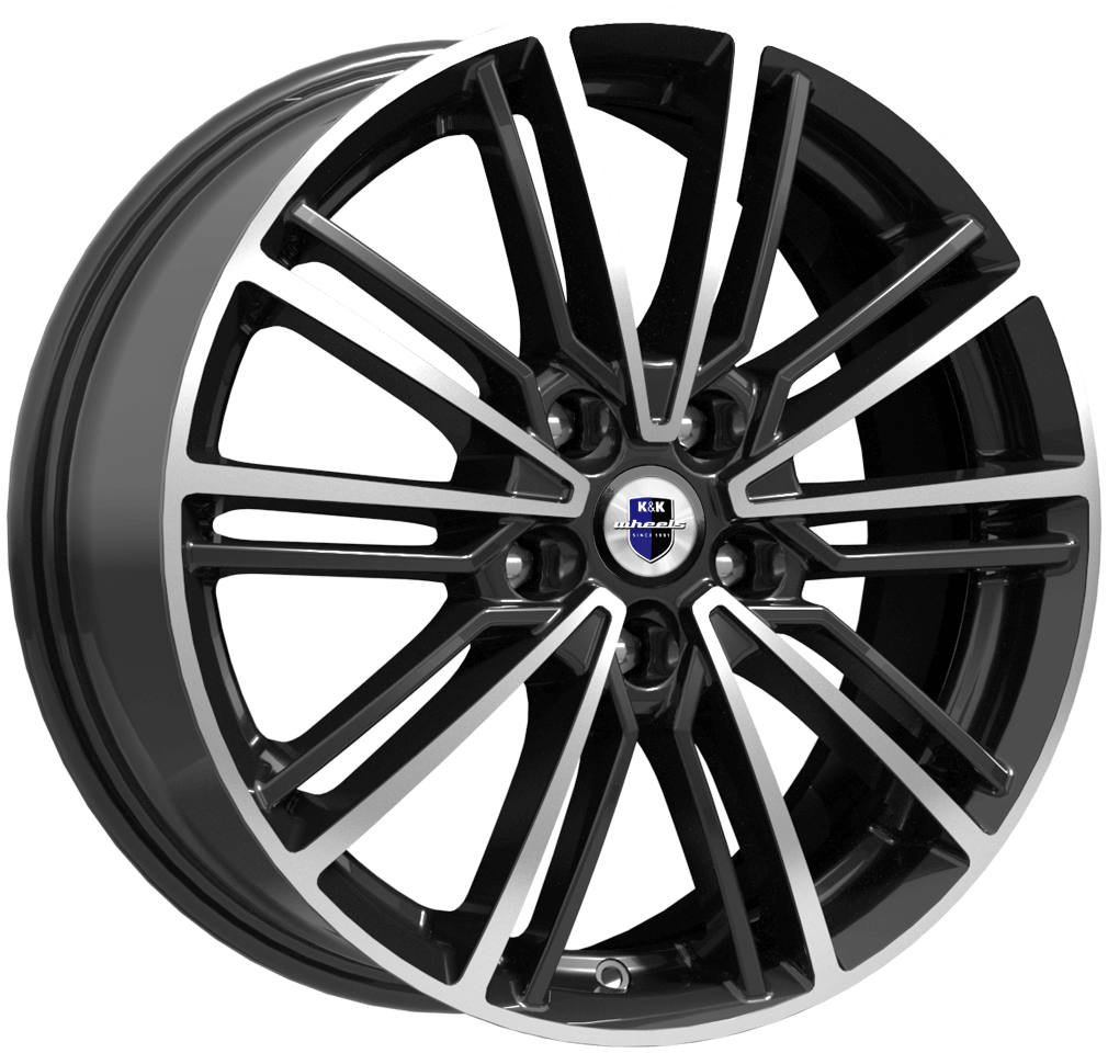 wheelcatalog_33652dad3b0fed4937e7414bedf63c10824e4feb5d3b024562c4a45a452a30d0-20 Диск КиК Эрфурт 7x17 ET50 5x108 d63.35 Черный с полированной лицевой частью — изображение 1