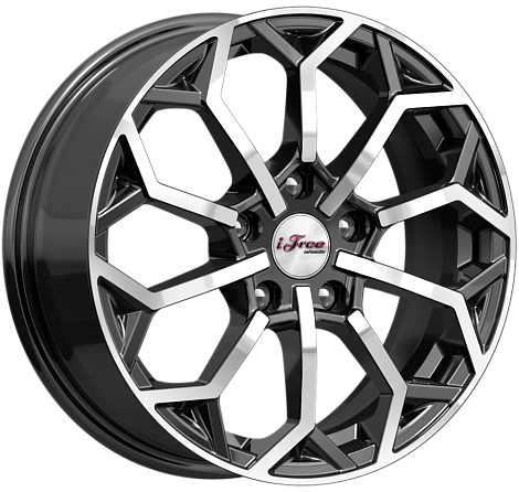wheelcatalog_54957b1ca7265fccb26770091080ea8198a71435cffee97c884b35683379d3fe-4 Диск iFree Спейс-Нидл 6.5x16 ET38 5x114.3 d67.1 Черный с полированной лицевой частью — изображение 1