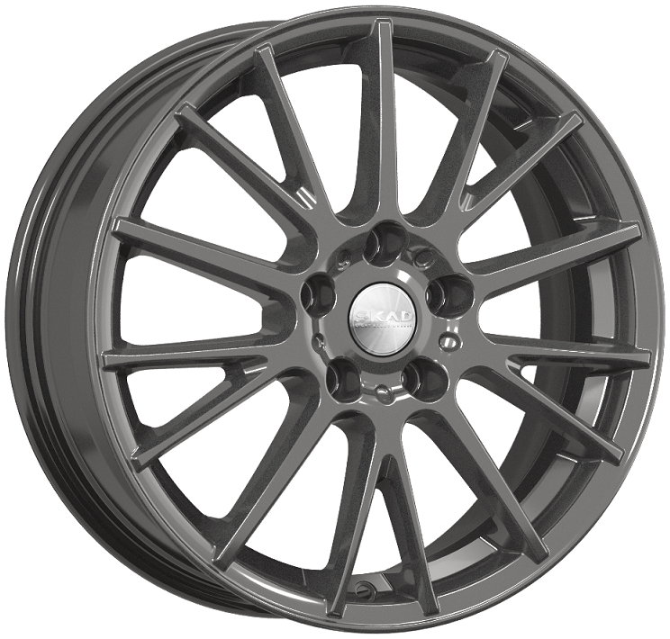 wheelcatalog_5823221e8a00e9f75dcf98589fb79eea2ff803c9fb01ef41595b0157561618b1-12 Диск СКАД Дубай 6.5x17 ET48 5x114.3 d67.1 Черный с полированной лицевой частью — изображение 1