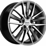 Диск Carwel Алдан 8x18 ET50 5x114.3 d60.1 Черный