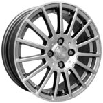 Диск PROMA Круиз 6x15 ET45 4x100 d60.1 Черный с полированной лицевой частью