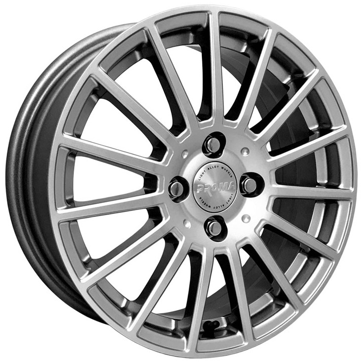 wheelcatalog_6681ad0b9aa4afd0ac907eeec55809a389c30865fdd46077135bb8567e9689c8 Диск PROMA Круиз 6x15 ET45 4x100 d60.1 Черный с полированной лицевой частью — изображение 1