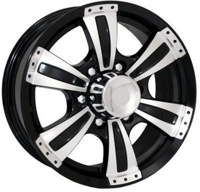 wheelcatalog_7027ea8e654b8d332283b27ae901908819a0e6781bcab8dfa3db4c92a3f3b50b-3 Диск СКАД Рейнджер 7x16 ET35 5x139.7 d109.7 Черный с полированной лицевой частью — изображение 1