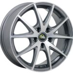 Диск CROSS STREET CR-17 6x15 ET43 5x114.3 d66.1 Черный с полированной лицевой частью