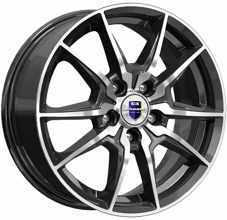 wheelcatalog_864caa87e22bf555098d97f80f75336b4ca15a5b1f8f3d5bf004ef71f655fc7f-3 Диск КиК Адамар 6.5x16 ET40 5x108 d67.1 Черный с полированной лицевой частью — изображение 1