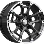 Диск СКАД Барахас 7x16 ET30 5x139.7 d98.5 Темно-серый