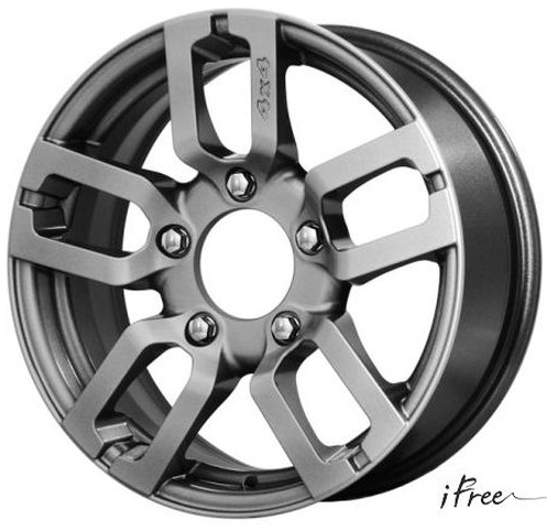 wheelcatalog_9a50f424be45ca7dad6cb5615a9f4fb0d8950cf9c95e94b5ba110895f365fb64-2 Диск iFree Офф-лайн 6.5x16 ET40 5x139.7 d98.1 Черный с полированной лицевой частью — изображение 1