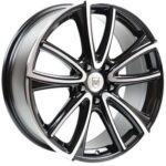 Диск Tech-Line 682 7x16 ET47 5x114.3 d67.1 Черный с полированной лицевой частью