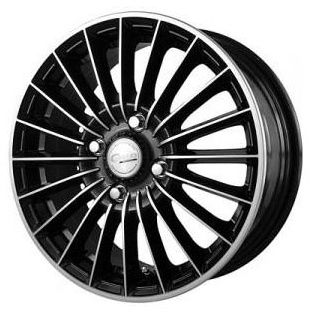 wheelcatalog_b705ee03c4780b4308735cd9d0783c263d64c34ee925c7b7bb4fcf1d7620e315-22 Диск СКАД Веритас 6x15 ET50 4x100 d60.1 Черный с полированной лицевой частью — изображение 1