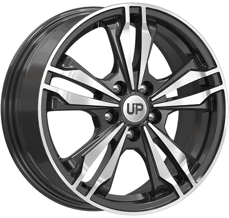 wheelcatalog_b831ac3f934bf4787d87130f160c27644476c928611ebfd43e54d83a14a455f1-2 Диск Wheels UP Up103 6.5x16 ET38 5x105 d56.6 GB — изображение 1