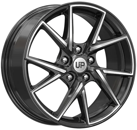 wheelcatalog_d3655831ac67c7df8ce334311df50abca5db290bc90193839f7f66d9e3ddb862-29 Диск Wheels UP Up105 7x17 ET45 5x114.3 d60.1 Черный с полированной лицевой частью — изображение 1