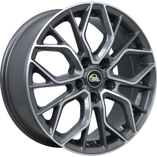 wheelcatalog_df51b0de40496beda5c4620d6d3229801e6a4f830ec43a2dfcb40df5c6640d46-10 Диск CROSS STREET CR-19 6.5x16 ET45 5x114.3 d67.1 Графит полированный — изображение 1