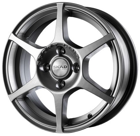 wheelcatalog_e3f89f10946afdf82fd4766a209dd7a7c2fdca68b1bacb5b947fd46521e61ca6-2 Диск СКАД Ягуар 5.5x14 ET38 4x100 d67.1 Черный с полированной лицевой частью — изображение 1