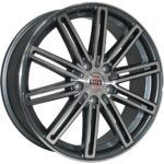 Диск ALCASTA M39 6.5x16 ET38 5x114.3 d67.1 Графит полированный