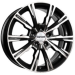 Диск Carwel Лиман 7.5x17 ET34 5x120 d72.6 Черный с полированной лицевой частью