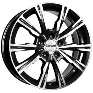 wheelcatalog_9dee8a98d378c21c0ba3ca54d8352b3f6e310c9fb3ef1bf62ca2baa6603d13bb Диск Carwel Лиман 7.5x17 ET34 5x120 d72.6 Черный с полированной лицевой частью — изображение 1